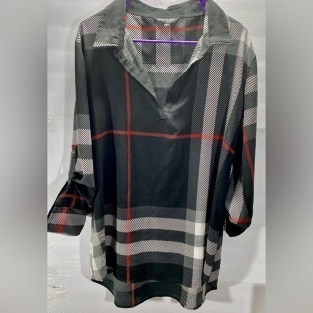 THE ROYAL STANDARD COLLECTION TAB SLEEVE BLOUSE SIZE XL